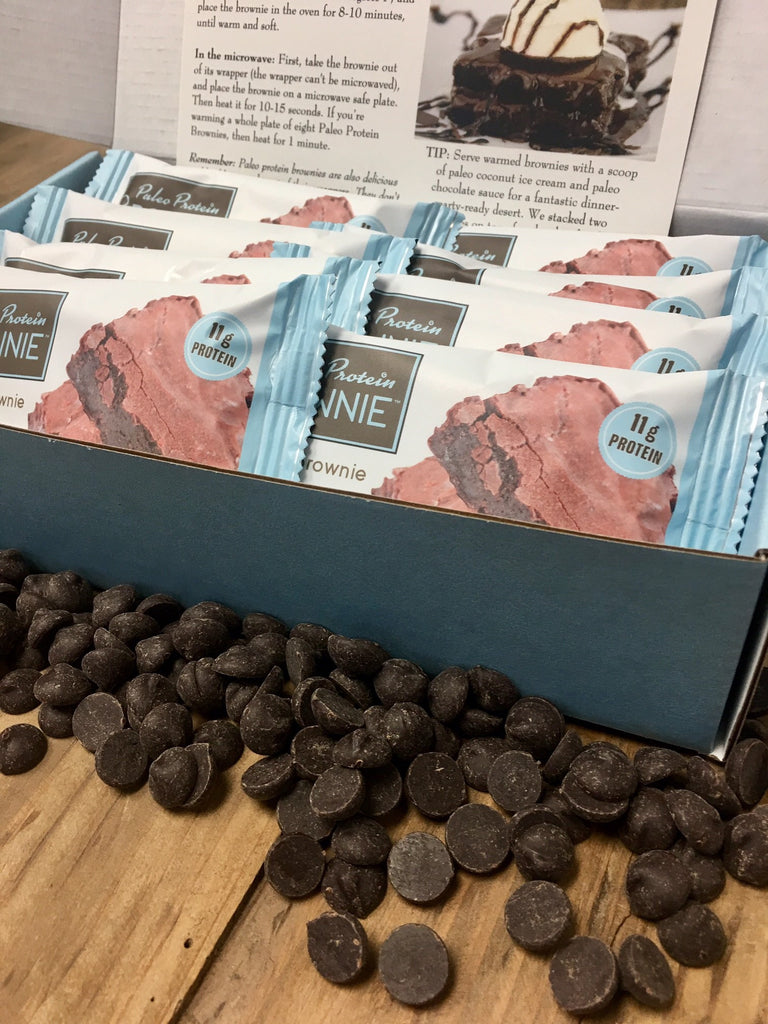 Paleo Protein Brownies (8 Brownies per Box)